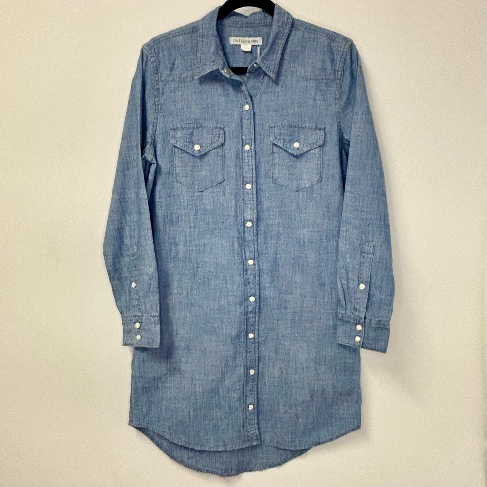 Outerknown Wyatt Chambray Shirt Dress - NWT